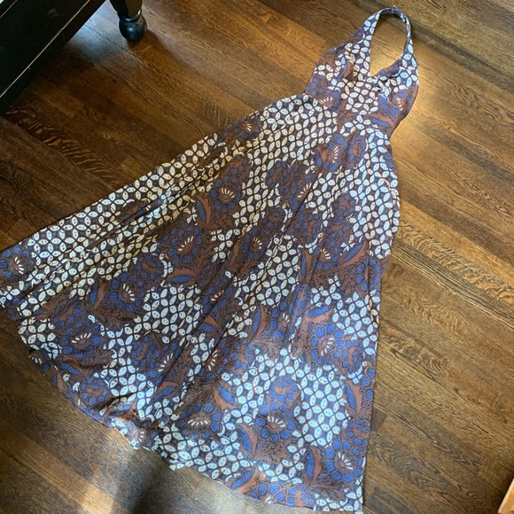 VINTAGE Bohemian / Boho Floral Maxi Formal Dress - Picture 3 of 8